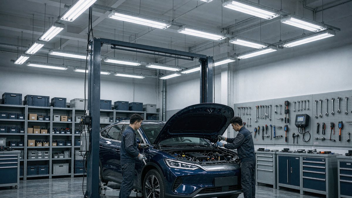 Overseas aftersales service workshop